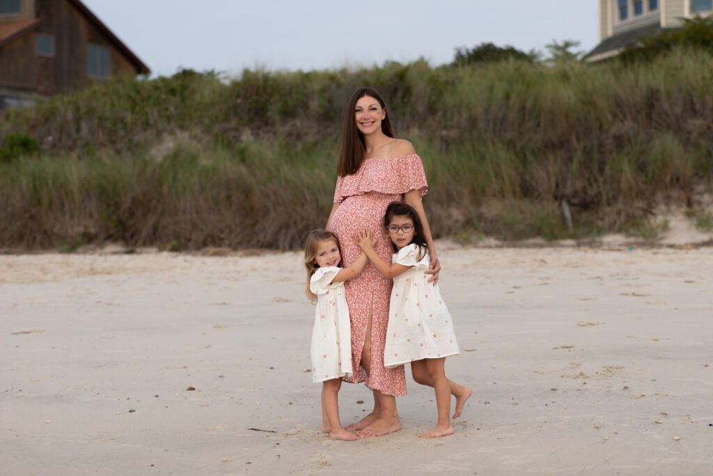 Beach session, Cape May NJ maternity session, When to Take Maternity Photos with the creative shutter photographer 